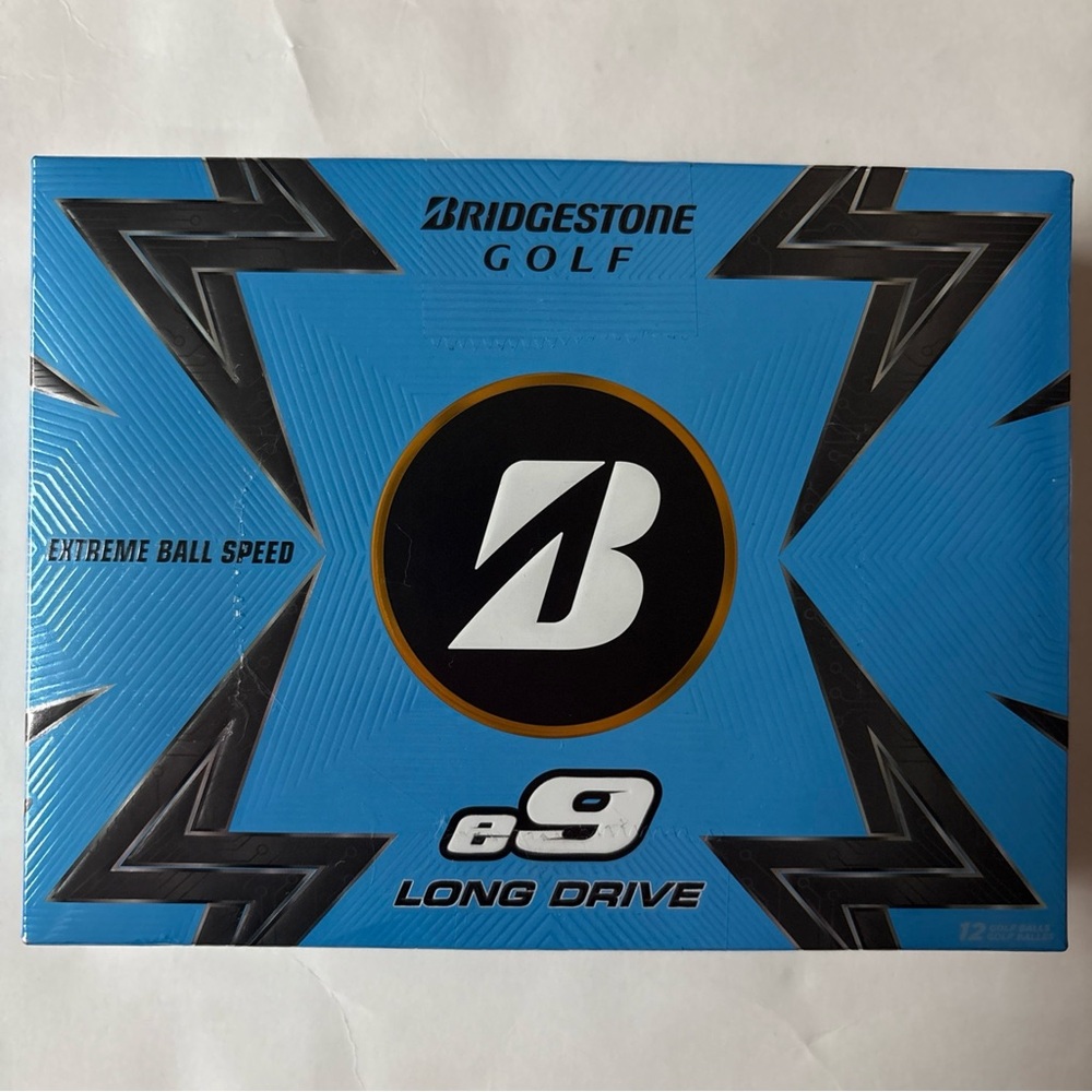 Bridgestone Golf 2023 e9 Long Drive White Golf Balls 12 Pack - 1 Dozen Balls